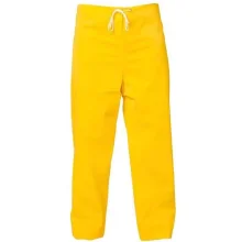 Calça de PVC Forrada Amarela Tamanho G - Maicol