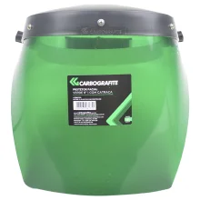 Protetor Facial Verde 8" com Catraca - Carbografite