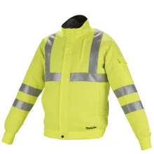 Jaqueta Ventilada Refletiva 12V e 18V DFJ214L Sem Bateria e Suporte Tamanho G - Makita