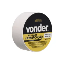 Fita para Demarcação 48 mm x 30 metros Branca - Vonder