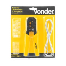 Alicate Crimpador Prensa Terminal com 26 Acessórios - Vonder