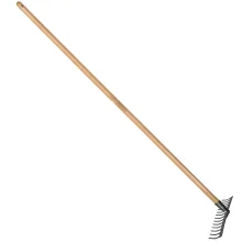 Ancinho 14 Dentes Curvo Leve com Cabo de Madeira 145 cm - Tramontina Pro