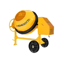 Betoneira 400 Litros Pro com Motor 2CV Bivolt e Roda Maciça - Menegotti