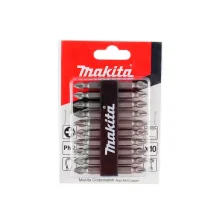 Bits Philips Magnético PH2 x 110 mm Encaixe 1/4" com 10 Peças - Makita