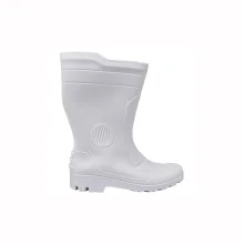 Bota de PVC com Cano Médio branca - Pega forte