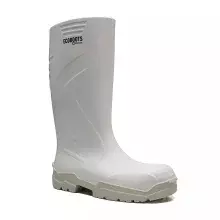 Bota de Segurança Branca PU Número 41 com Bico - Bracol