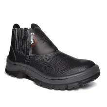 Botina de Segurança com Elástico com Bico de Aço Solado Bidensidade Nº 41 - Crival