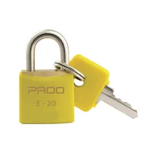 Cadeado 20mm Amarelo - Pado