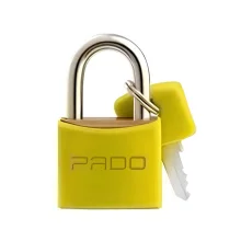 Cadeado 25mm Amarelo - Pado