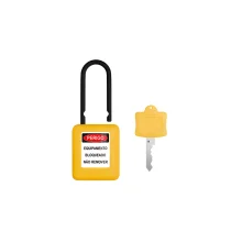 Cadeado Amarelo de Bloqueio 38mm Haste de Plast CPAM140CD - Tagout