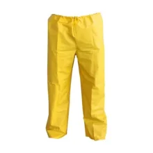 Calça Pvc Amarela Forrada G - Plastcor