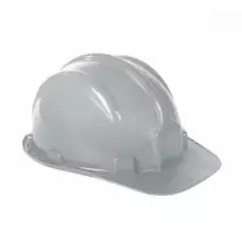Capacete de Segurança Cinza com Carneira - Novel