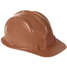 Capacete de Segurança Marrom com Carneira - Novel
