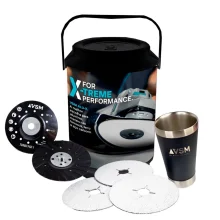 Combo Disco Lixa 4.1/2 G36 e Borracha 4.1/2 + Cooler + Copo Térmico - Pferd