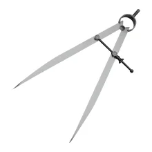 Compasso Reto 08 740/2 - Gedore