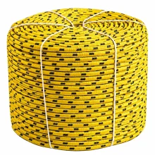 Corda 10mm Soft Pet Amarelo/Preto 100 Metros - Rodocordas