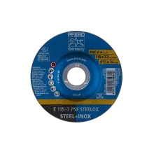 Disco de Desbaste 4.1/2" x 1/4" 7/8" Start Steelox - Pferd