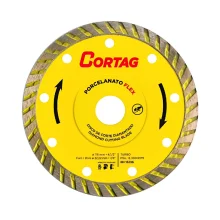 Disco Diamantado 115 x 22 mm Flex Turbo Porcelanato - Cortag
