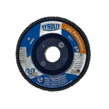 Disco Flap 4.1/2" x 7/8" G120 Plast - Tyrolit