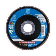 Disco Flap 4.1/2" x 7/8" G60 Fibra SG-Power - Pferd