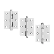 Dobradiça em Aço Cromado 2.1/2" 3 peças - Pado