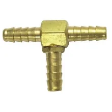 Emenda Mangueira Tipo T com 3 Saídas 1/4 x 1/4" - Lubefer