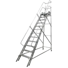 Escada 12 Degrau Plataforma Trepadeira de Alum. 3,25MT - Escaleve
