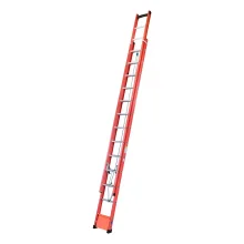 Escada Extensiva em Fibra de Vidro com 23 Degraus Vazado - Sintese