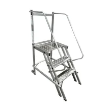 Escada Plataforma 2 Degraus Trepadeira 0,75 Metros Escaleve