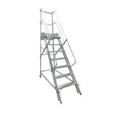 Escada Plataforma 6 Degraus Trepadeira 1,75 Metros Escaleve