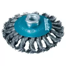 Escova de Aço Trançado Côncava 4.1/2" com Rosca M14 - Makita
