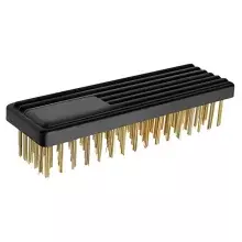 Escova Manual de Aço de Carbono sem Cabo - Paraboni
