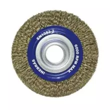 Escova Ondulada de Aço de Carbono 6 x 1/2 x 1.1/4" Premium - Inebras