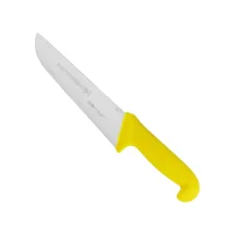 Faca de Cozinha Fio Liso Amarela 6317-8 - Mundial