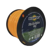 Fio de Nylon para Roçadeira 3 mm 124Mt 1Kg - Brasfort