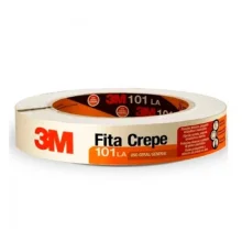 Fita Crepe 18mm x 50 Metros Branca - 3M