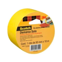 Fita de Demarcação Amarela 50 mm x 10 metros Scotch - 3M