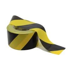 Fita Zebrada Amarela e Preta de 100 metros - Plastcor