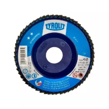 Flap 4.1/2 x 7/8" Grão 40 Plast Standard - Tyrolit
