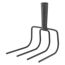 Forcado Curvo com 4 Dentes Sem Cabo - Vonder