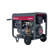 Gerador de Energia Diesel 7,5 kVA BD8000EF Partida Elétrica Branco