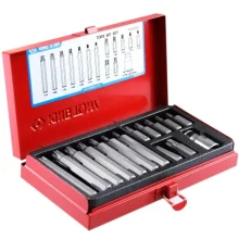 Jogo de Bits Torx T20-T55 Encaixe 1/2" 15 Peças - Kingtony