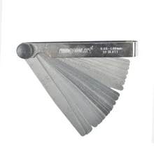 Jogo de Calibre de Folga 003 a 1 mm com 32 Lâminas - 600.012 Kingtools