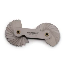 Jogo de Calibre de Raio 7,00 a 14,5 mm com 16 Lâminas - 600.001 King Tools