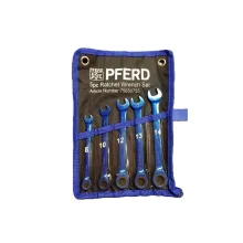 Jogo de Chave Combinada Catraca 8 à 14 mm 5 Peças - Pferd