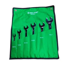 Jogo de Chave Fixa 3/8" a 1" 6 peças - Belzer