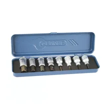 Jogo de Chave Soquete Allen 4 a 17 mm com Encaixe 1/2" 8 Peças - Gedore