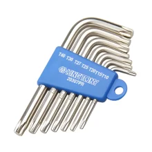 Jogo de Chave Torx L T10-T40 7 Peças Curta - Kingtony