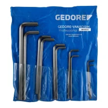 Jogo de Chaves Allen 3 a 14mm com 10 Peças Longa - Gedore