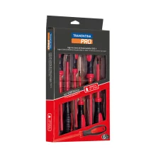 Jogo de Chaves de Fenda e Phillips VDE com 6 Peças - Tramontina Pro